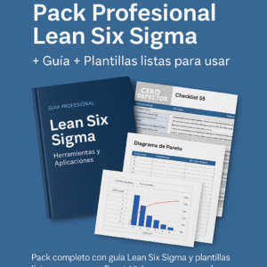 Pack Profesional Lean Six Sigma – Guía + Plantillas listas para usar
