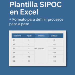 Plantilla SIPOC – Mapea tu proceso de forma clara y efectiva